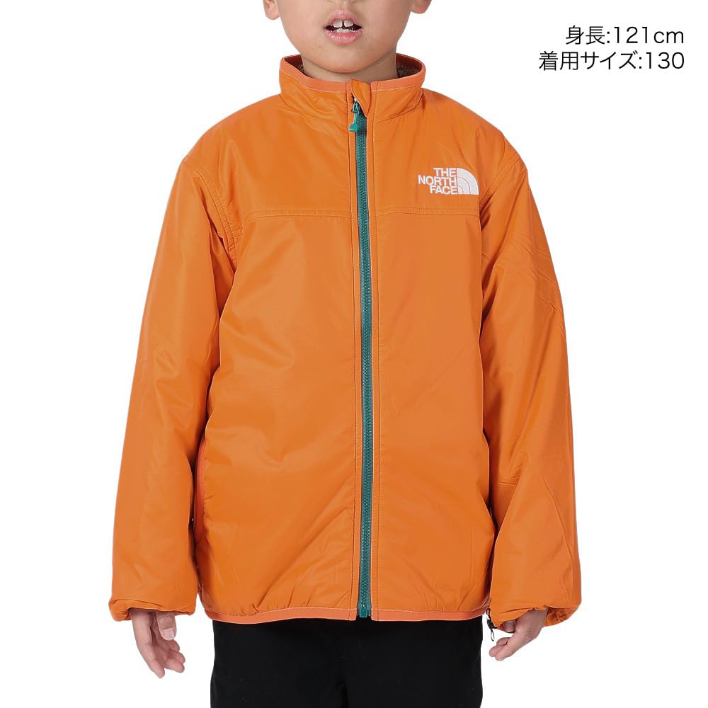 North Reversible Cozy Cold 140 [The Face] Kids' Jacket, Unisex, Protection, Warmth, Mandarin,