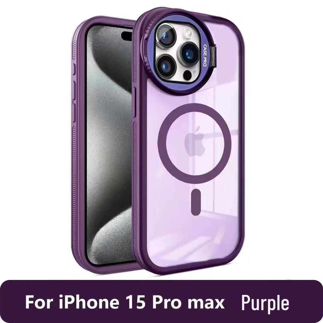 Magnetic Little Monster iPhone 17 Case: Lens Stand, Drop-Proof, for iPhone 16 Pro Max & 15. 14