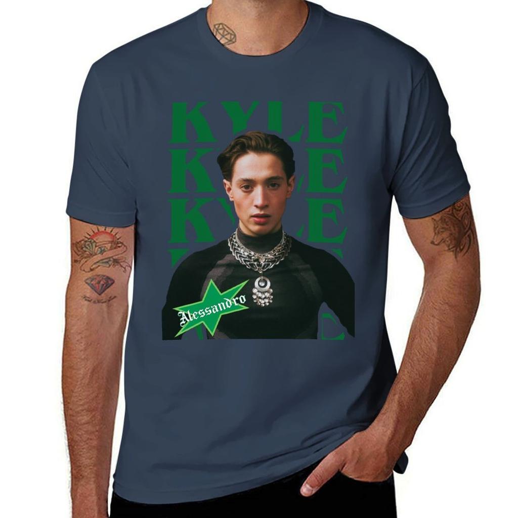 Kyle Alessandro Lighter Eurovision 2025 Norway Merch TShirt Lightweight Sport Basic TShirt