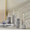 Creative Natural Stone Candlestick Holder for Christmas Birthday Party Dinning Table Centerpiece Marble Candlestick Pillar