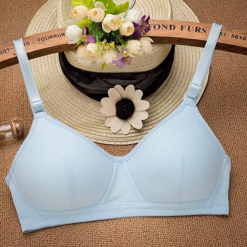 

Нижнее белье с чашкой AB для девочек-подростков, женский беспроводной бесшовный бюстгальтер для тренировок, бюстгальтер для девочек 36/80AB