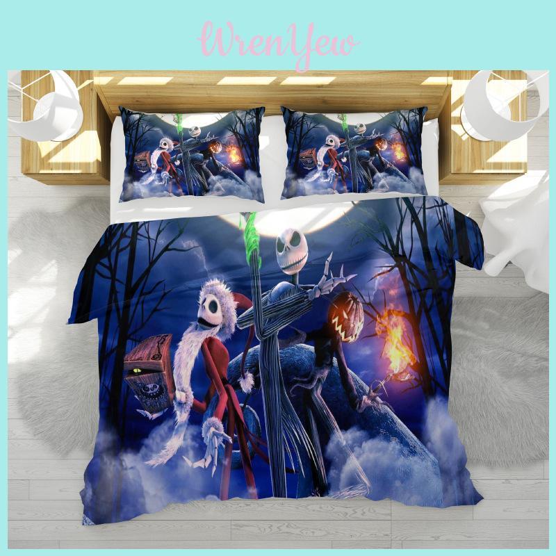 Exquisite The Nightmare Before Christmas 3-piece Bedding Set With Elegant Design