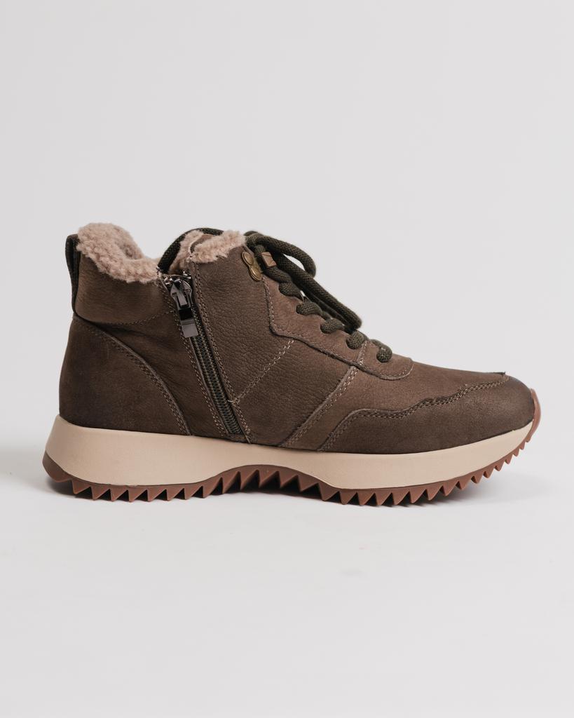 Sneakers Insulated Lola Andy 64500 36 Khaki Suede Wool