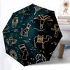 1pc Egyptian Symbols Open/Close Folding Umbrella, All- Portable Umbrella for & Men, Stylish Accessory (Holiday Gift) 8-Rib Yy251213146