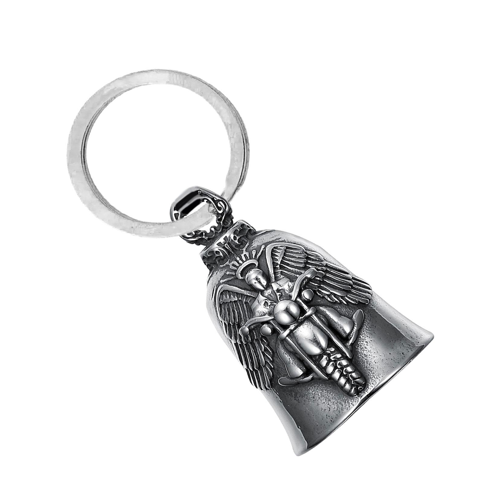 Motorcycle Bell Pendant Necklace/Keychain for Men Handmade Jewelry Accessories Stainless Steel Party Wear Jewelry 1