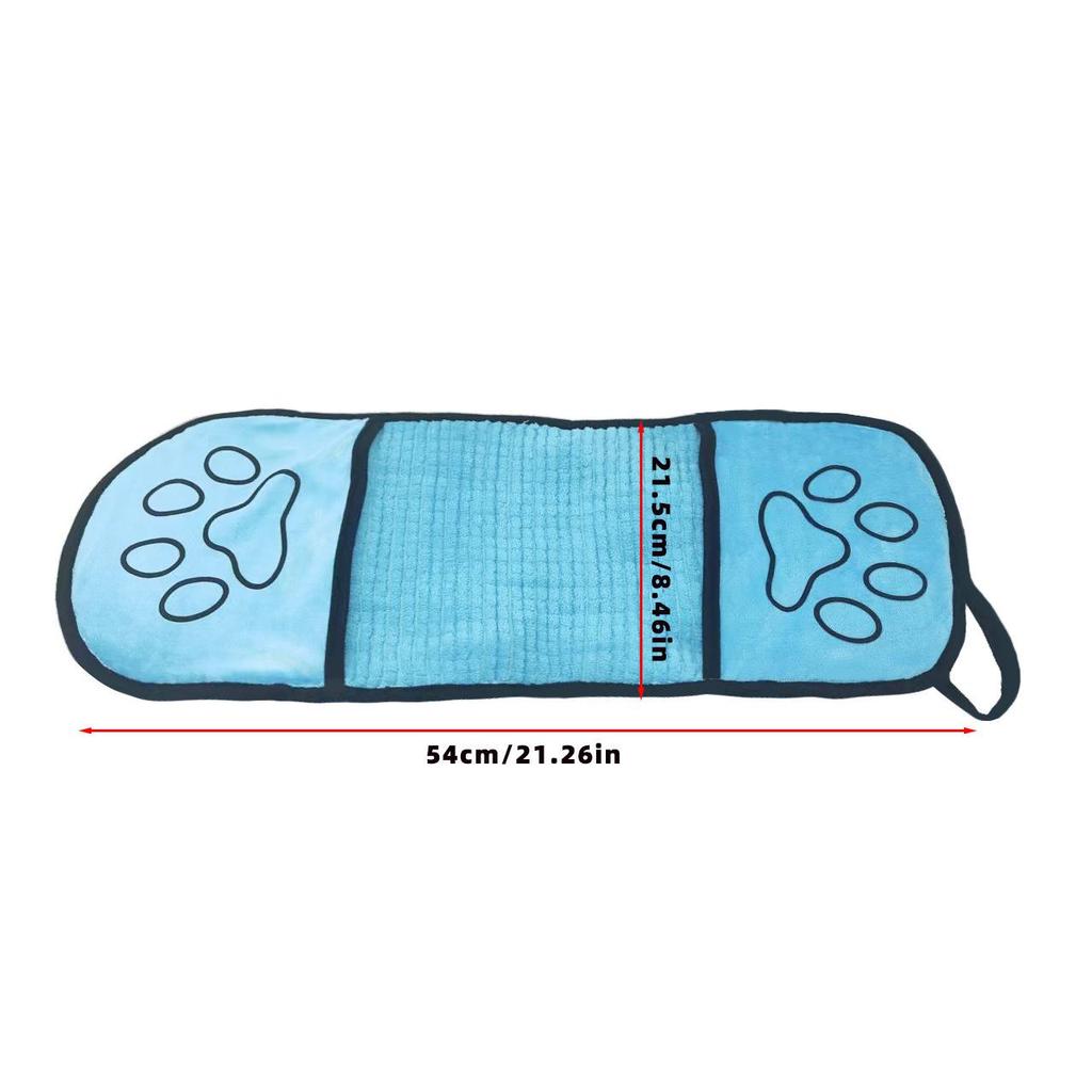 Microfiber Quick-Dry Pet Towel - Chenille for Dogs & Cats