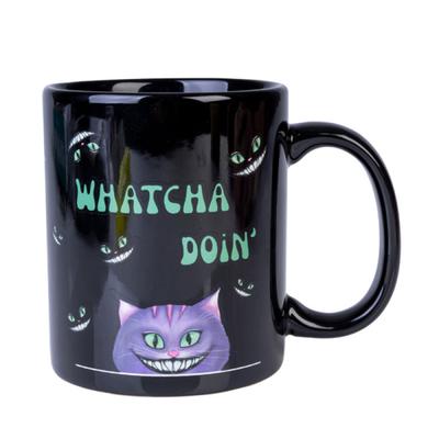 Verrückte Katze Kaffeetasse