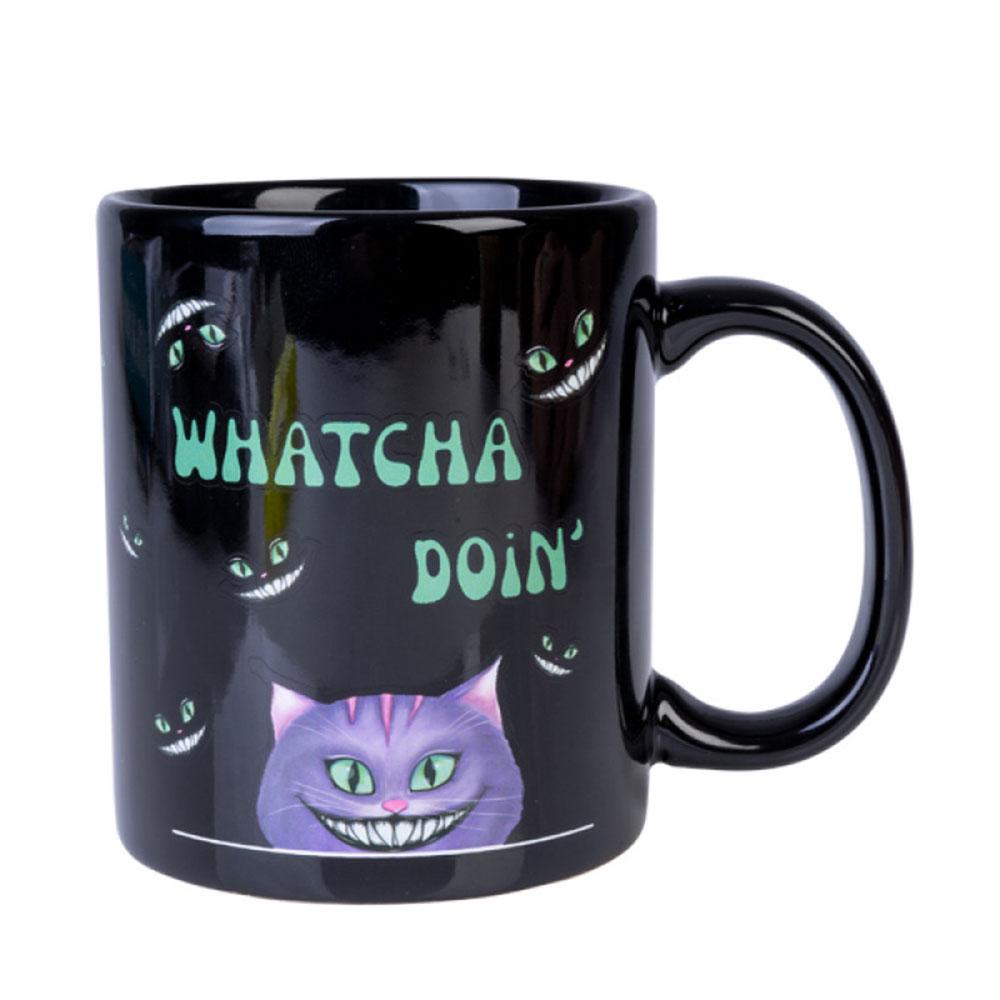 Verrückte Katze Kaffeetasse