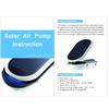 AP007 3-Level Solar Powered Air Pump Portable Oxygenator Aerator for Aquariums/Fish Tanks