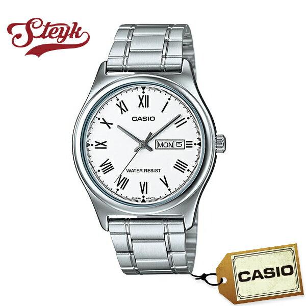 CASIO LTP-V006D-7B наручные часы аналоговые стандартные женские бело-серебристые повседневные деловые