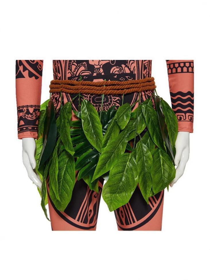 Moana and Maui Cosplay Costume Set for Halloween