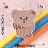 Self-Adhesive Cartoon Bear Embroidery Patch for DIY Scrapbook