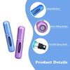 Solid Color 5ml Bottom Flush Rechargeable Perfume Bottle Sprayer Small Portable Cosmetic Refill Perfume