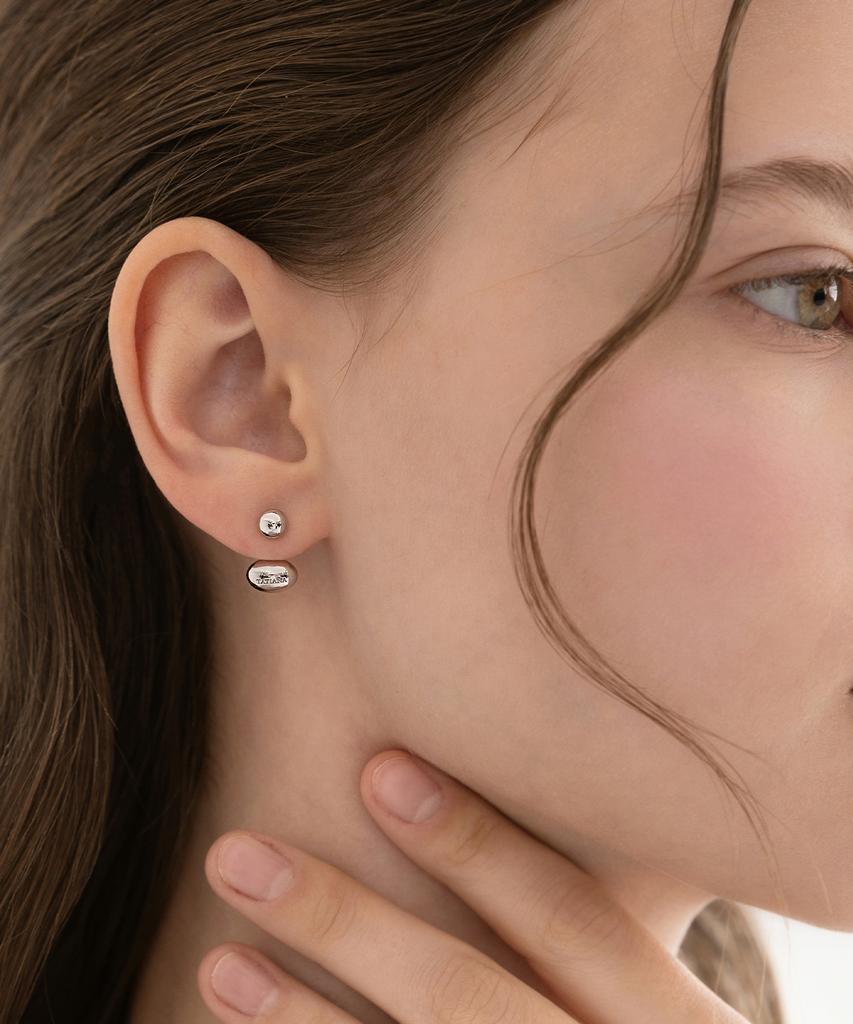 Tatiana Pebble Ball Ear Jacket Earrings Ec3299