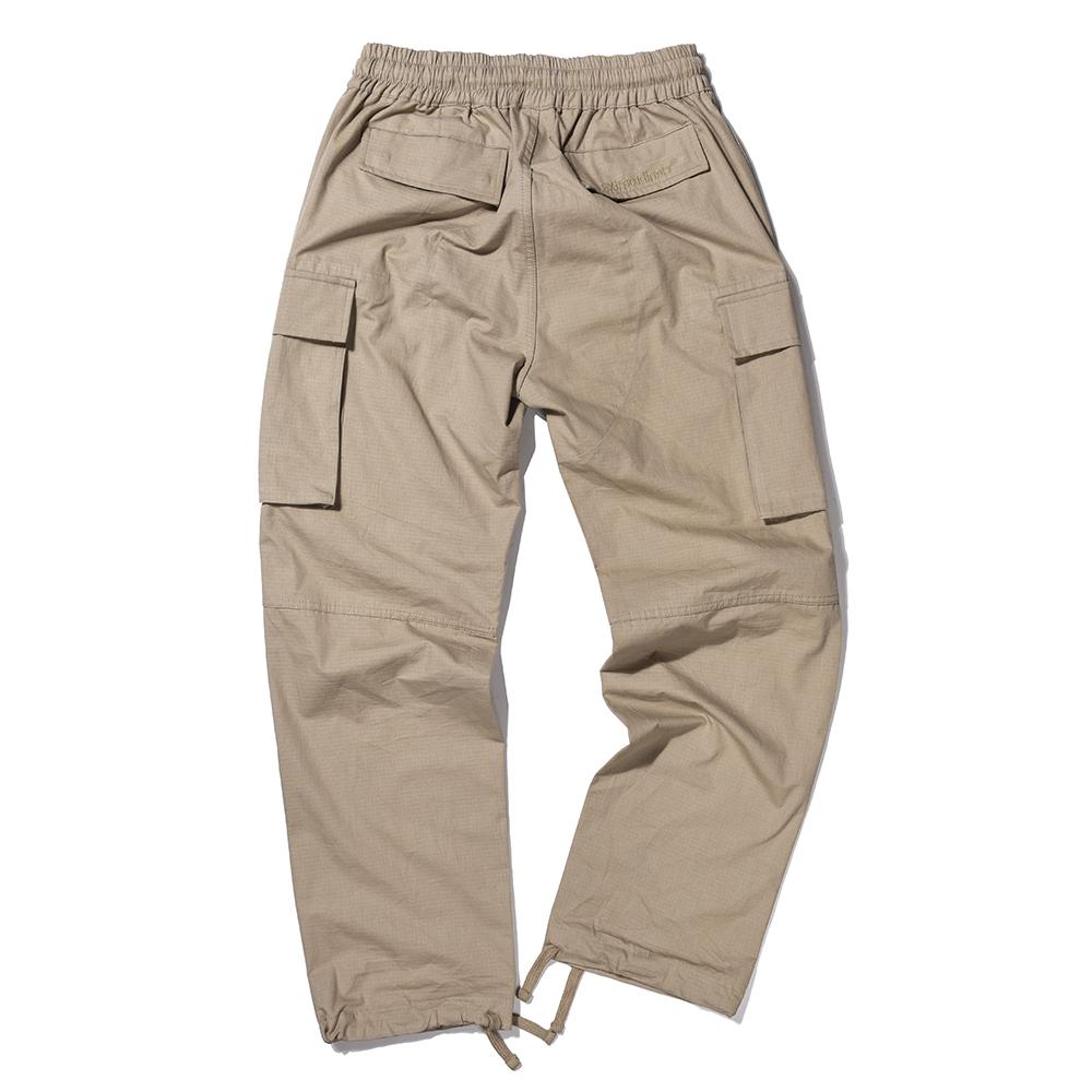EXTRAORDINARY Cargo Ripstop Pants Beige