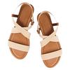 Women Low Heel  Skidding Beach Shoes Cross Strap Sandals Peep-toe Sandals