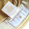 Great HELEN KAMINSKI Hat AVARA Logo Metal Grosgrain Ribbon Straw Hat Natural Women Used