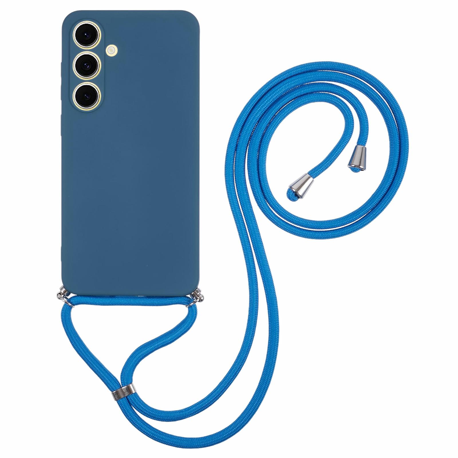 

Чохол для Samsung Galaxy A16 4G/5G Гнучкий ТПУ Підкладка з волокна Захист від ударів Наплічний Чохол для телефону Sapphire