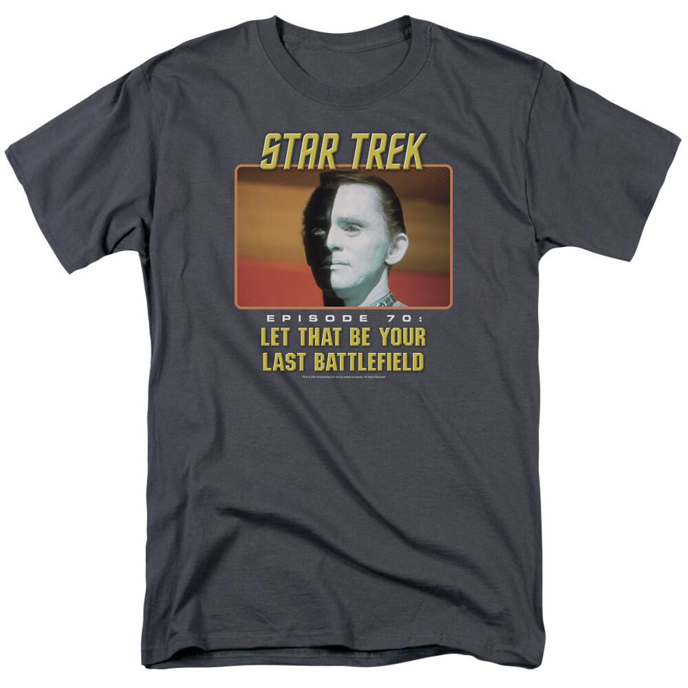 26 Star Trek Last Battlefield T Shirt Licensed Sci-Fi TV Classic Adult Tee Charcoal Unisex T-Shirt XXXL