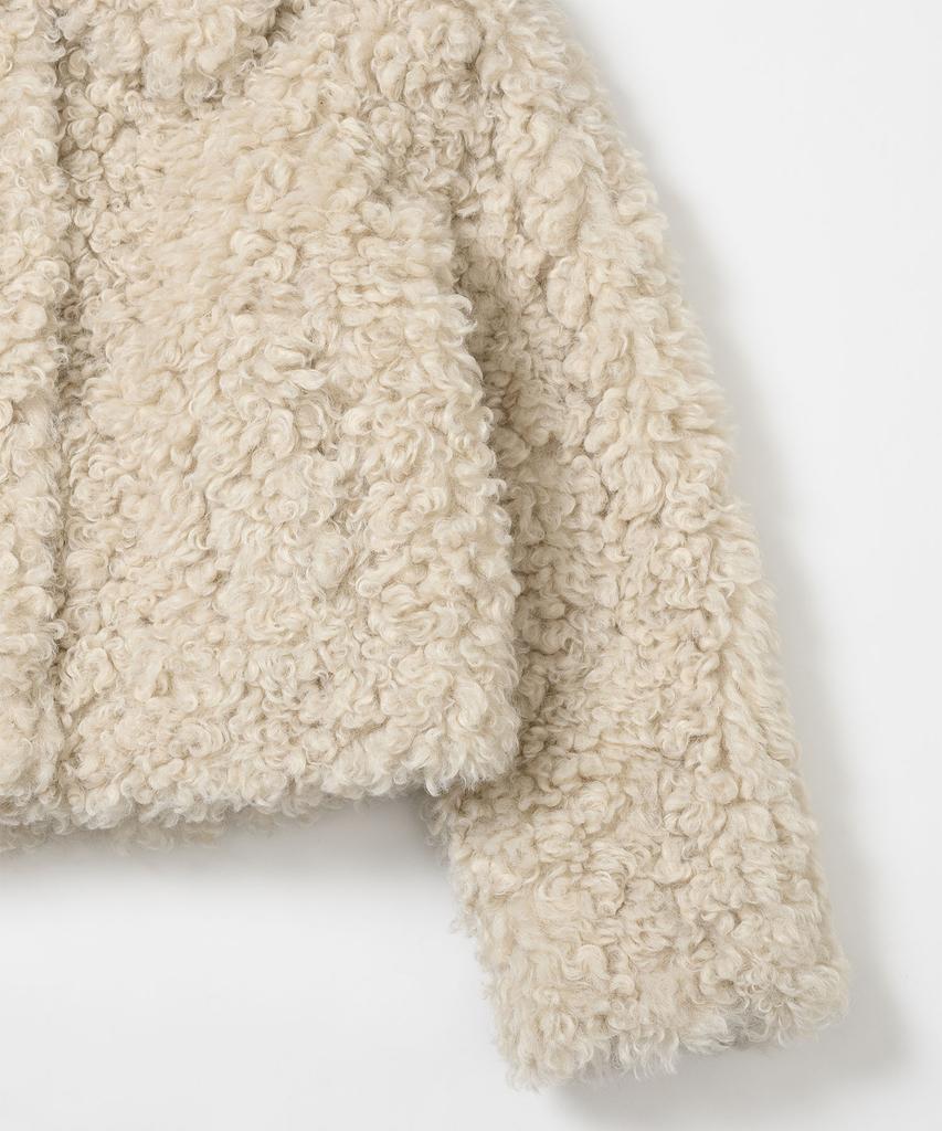 Leftseoul Shearling Fur Jacket [Ivory]