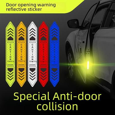 Personalisierte reflektierende Warnaufkleber für die Autotür bei Nacht – reflektierende Diamant-Aufkleber der Klasse A für Sicherheit und Dekoration.
