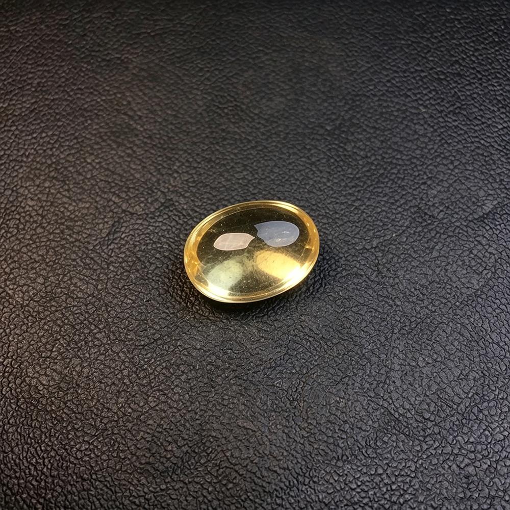 5A Qualität Ei-Oval Polierter Edelstein Natürliches Material Rutilquarz Kristall Loser Edelstein Stein Für Handgemachten Schmuck 1 Stück