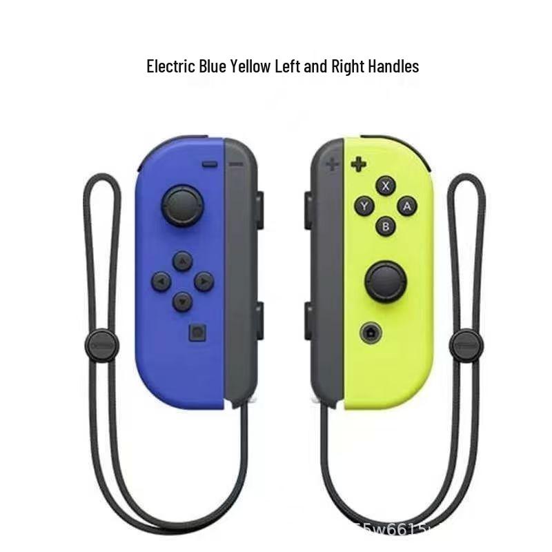 Wireless Bluetooth Joy-Con Controllers with Wake-Up Feature and Wrist Strap, Left and Right Separately for Switch