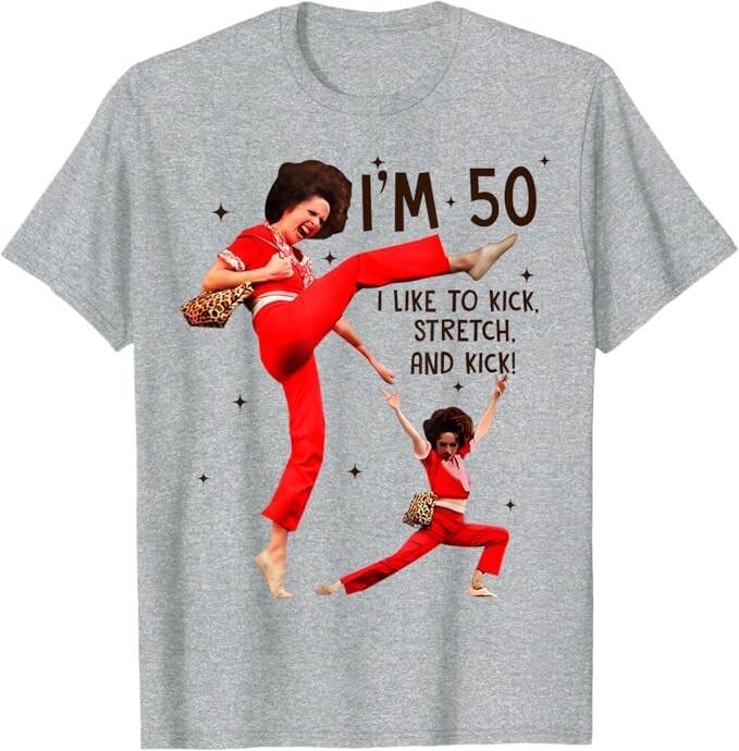 

Funny I’m Fifty five-oh 50Sally Kick Lady O’Malley Birthday T-Shirt Unisex T-Shirt S