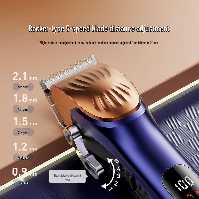 Qiman Professional Pet Grooming Clipper CN Plug (adapter Included)
