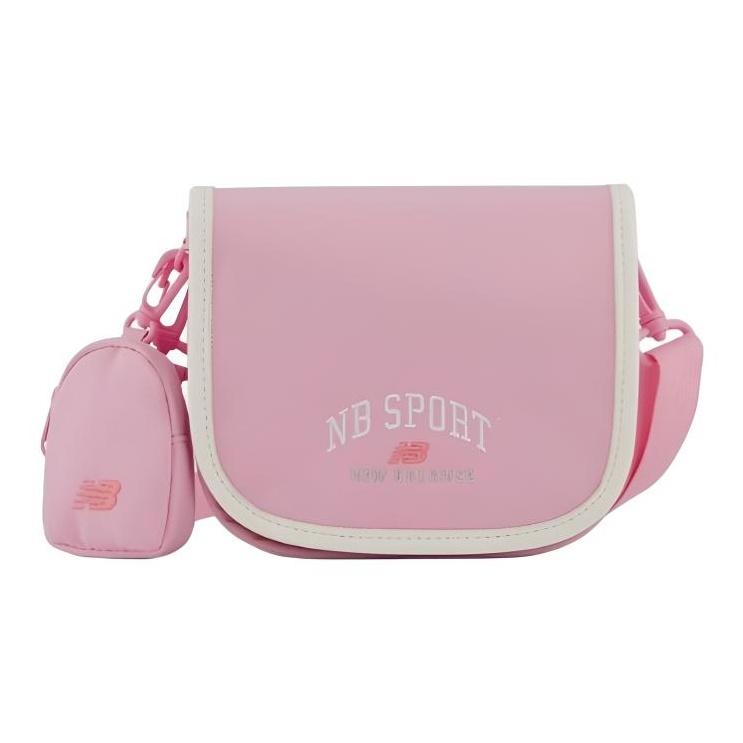 New Balance Fashionable Travel Flap Open Fabric Crossbody Waist Bag Kids bags Pink 8PE2E013-PK Pink
