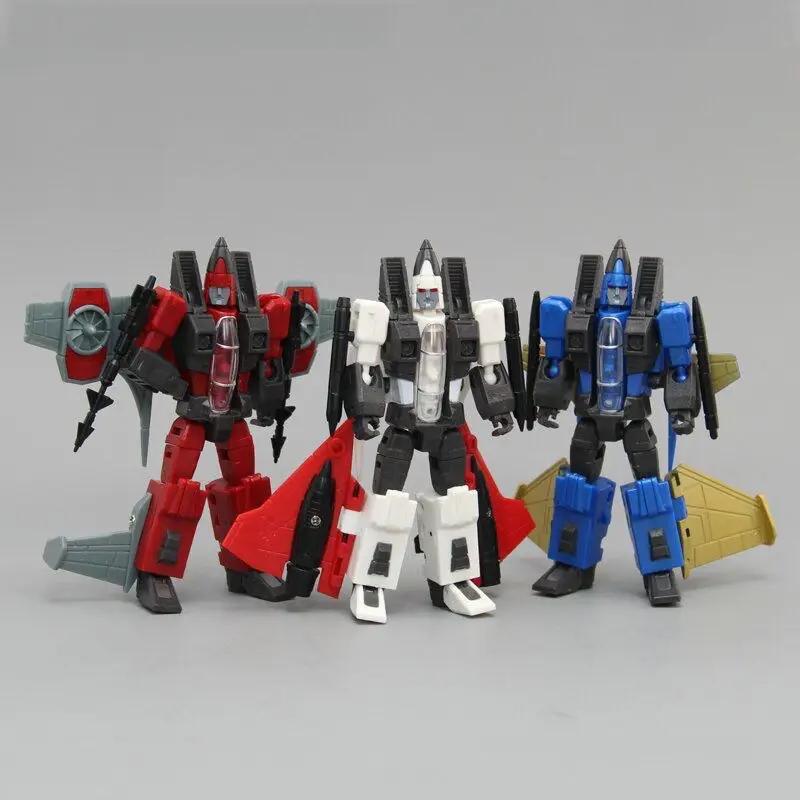 

Transformation Pocket Toys PT PT01-06 PT-F15 PT F15 Starscream Skywarp Thundercracker Thrust Dirge Ramjet KO DX9 Action Figure