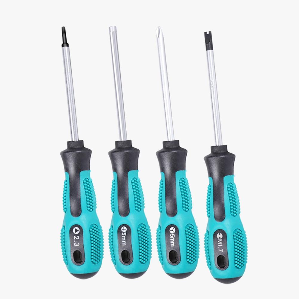 163-215mm Screwdriver Black+Green+Silver Chrome-vanadium Steel
