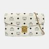 [Gebraucht] Modische Vintage Logo-Print PVC Umhängetasche Mittel - Akzeptabel #1GMPWG0