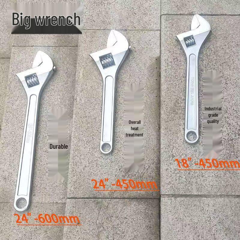 Jundingying 15-inch Heavy Duty Adjustable Wrench