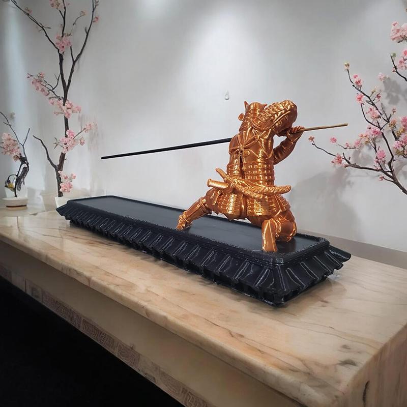 Kreativ røkelsesholder Røkelsesholder Japansk Samurai Japansk Stil Røkelsespinnestativ Aromaterapi Ornament Hjemmedekor