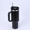 Large Capacity Insulated Stainless Steel Car Cup with Handle and Straw - Double Layer for Cold Retention (Ice Buster)