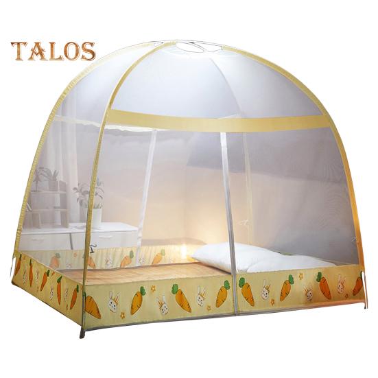 Portable Folding Mosquito Net Tent Zipper Closure Open Quickly Fully Enclosed Anti-mosquito Bed Cover Curtain