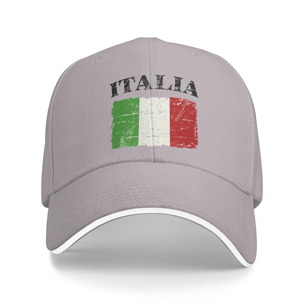 Unisex Italian Vintage Flag Italy Italia Outdoor Hat Trucker Cap Casual Baseball Cap Sports Sunshade