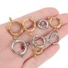 2pcs Stainless Steel Spring Clasps 10-18mm Round Sailor Clasp Bracelet Connector DIY Clavicle Necklace Supplies Jewelry Findings