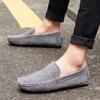 Fashion Italian Genuine Leather Breathable Casual Business Suede Shoes 2025New Men Soft Bottom Designer Lazy Shoes Outdoor Walking Shoes