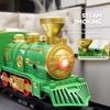 Hot Bee Train Set - Train Toys For Boys , Lights And Sound, Toy Train Set For Under Christmas Tree, Toddler Model Trains For 3 4 5 6 7 8+ Years Old