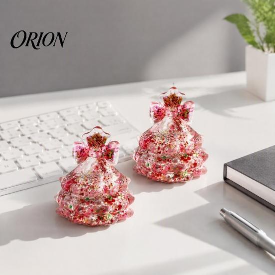 Soft Tree Squeeze Toys Christmas Stress Relief Toy, Slow Rebound Xmas Handheld Decompression Tools Clear Sensory Fidget Toy with Glitter for