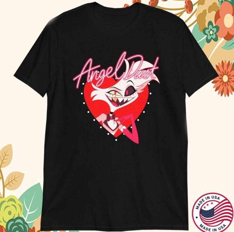 Hazbin Hotel Angel Dust Tour 2025 Heart Tshirt size S5XL Unisex T-Shirt XXL