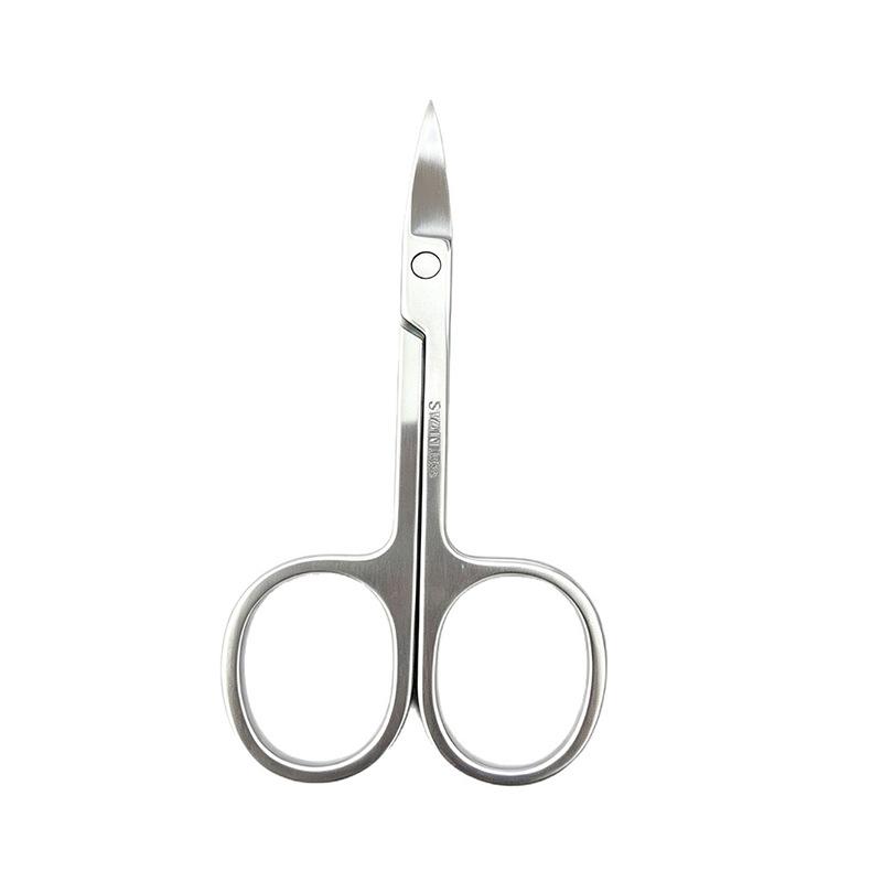 Stainless Steel Eyebrow Scissors & Nose Hair Clippers with Double Eyelid Tape
