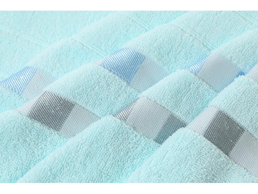 Ribbon Grid Large Cotton Bath Towel for Home