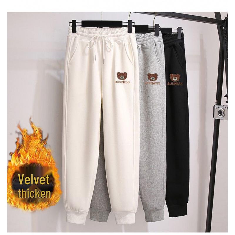 Affordable, High-volume Casual Sports Pants & Women's Hoodies, with Fleece or Without, Sizes M-6XL. For 200 Jin, Choose Extra-large.