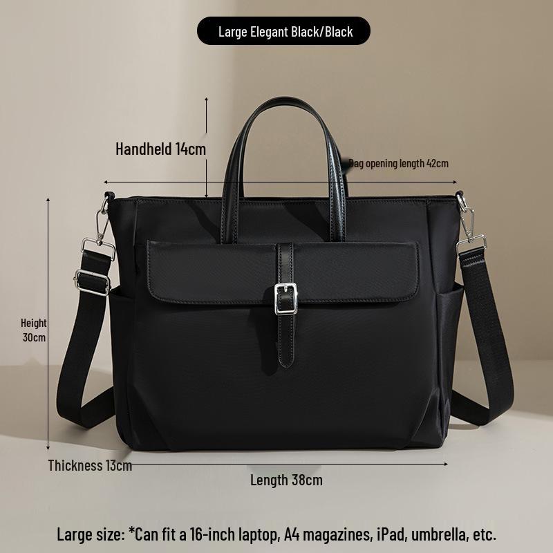 Women's 15.6" Laptop Tote Bag - Large Capacity Shoulder & Crossbody Handbag