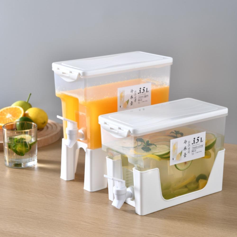 With Stand Beverage Dispenser Large Capacity Fruit Tea Tank Drinkware Tea Kettle Lemonade