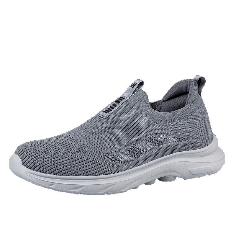 Summer Walking Shoes Casual and Light Men's Shoes Breathable Mesh Shoes Lazy Shoes One Pedal Casual Men's Shoes