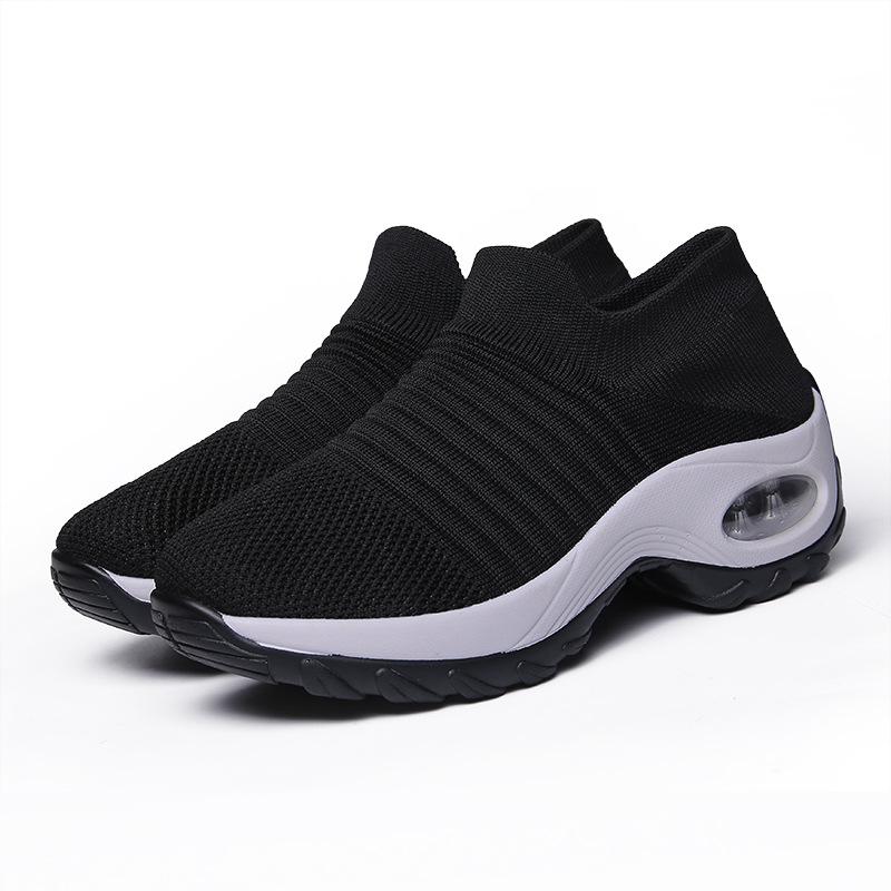 Women's 2025 Summer Height-Increasing Air Cushion Shoes - Comfortable Casual Dance Sneakers for Middle-Aged and Elderly, Large Sizes Available.